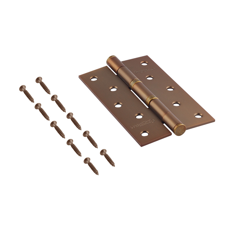 Комплектация и упаковка Петля универсальная 5"-2ВВ (125*75*2,5) без колп. цвет Матовый кофе Нора-М