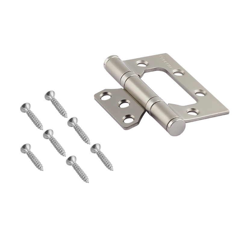 Комплектация и упаковка Петля без врезки 800-3" (75*63*2,5) без колп. цвет Матовый никель Нора-М