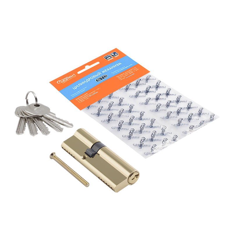 Комплектация и упаковка Цилиндр STD Al Л цвет Золото Нора-М