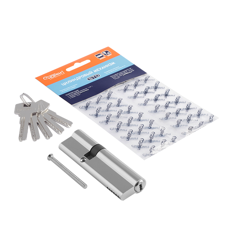 Комплектация и упаковка Цилиндр STD Z ЛП цвет Хром Нора-М