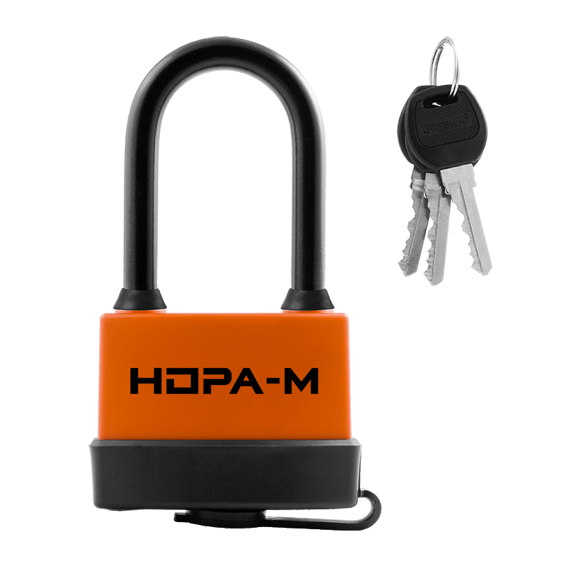 Замок навесной всепогодный ЗНВ-702дд цвет Оранжевый Нора-М