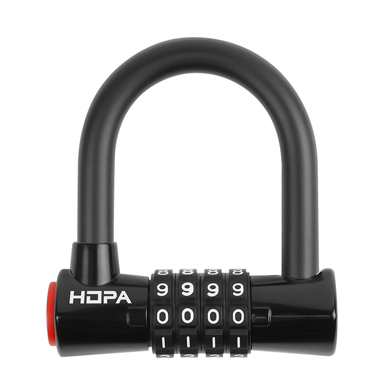 Замок велосипедный усиленный №51 цвет Черный Нора-М