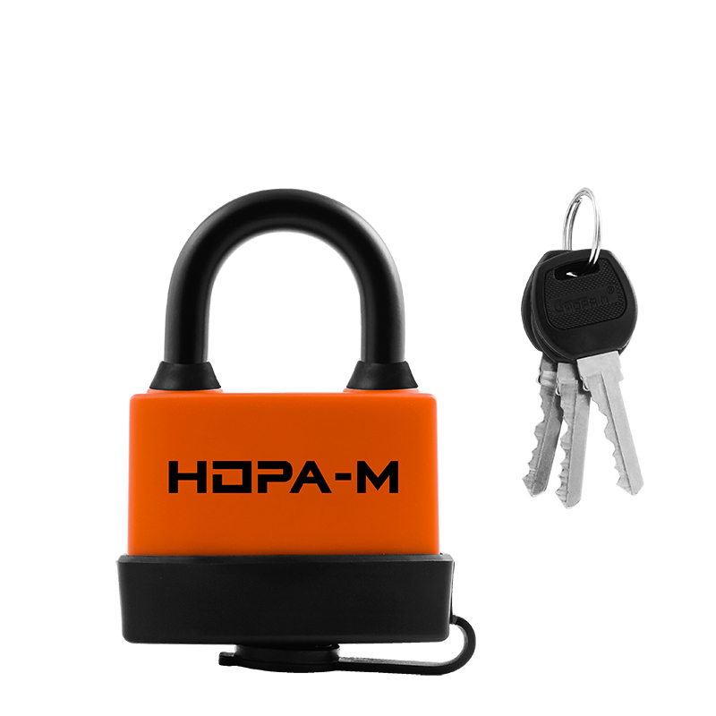 Замок навесной всепогодный ЗНВ-702 цвет Оранжевый Нора-М