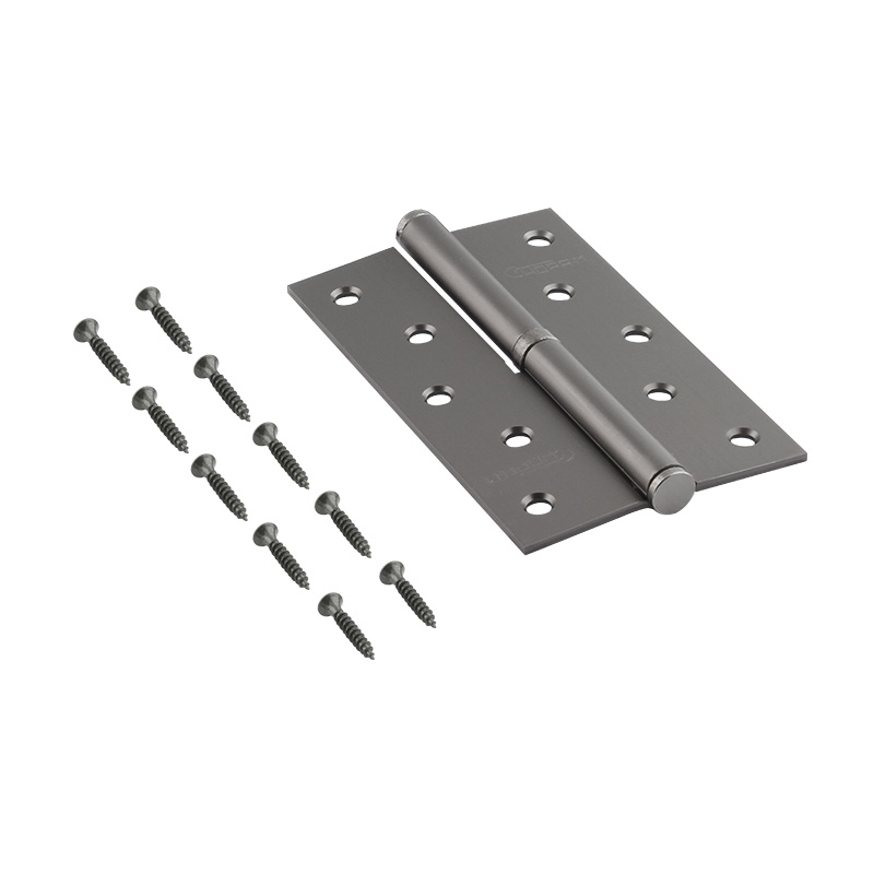 Комплектация и упаковка Петля левая/правая 750-5" (125*75*2,5) без колп. цвет Графит Нора-М