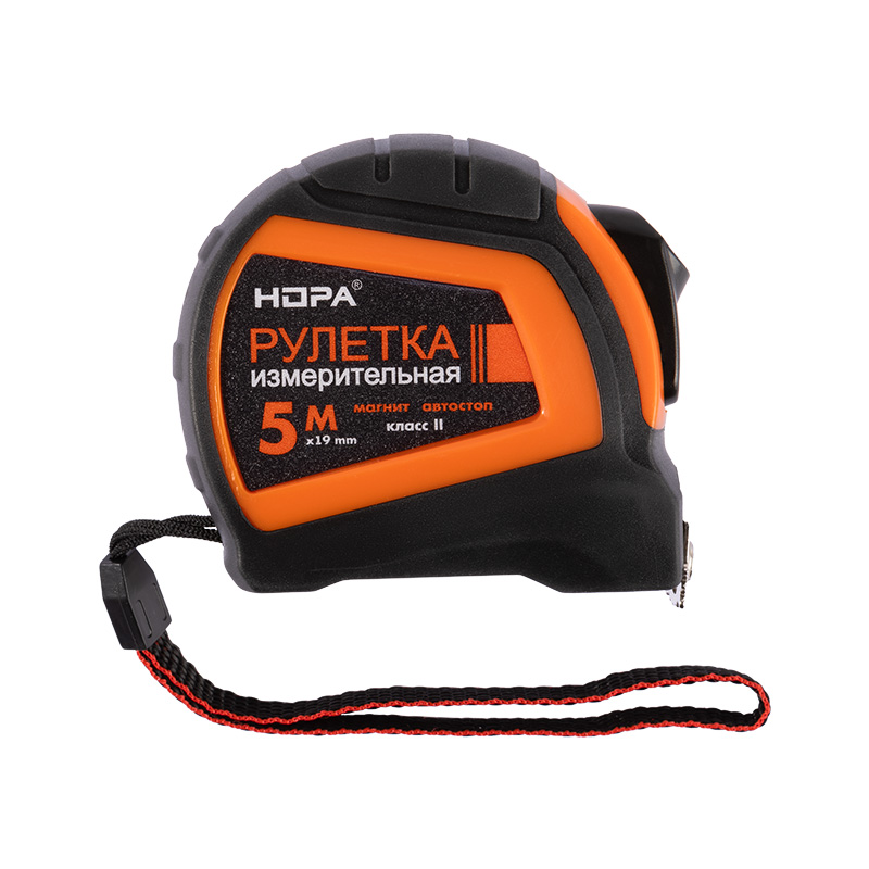 Рулетка измерительная  Нора-М ударопрочная 5 м х 19 мм цвет Оранжевый Нора-М