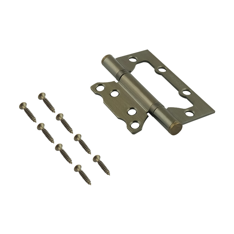 Комплектация и упаковка Петля без врезки 800-4'' (100*74*2,5мм) без колп. ISPARUS цвет Старая бронза Нора-М