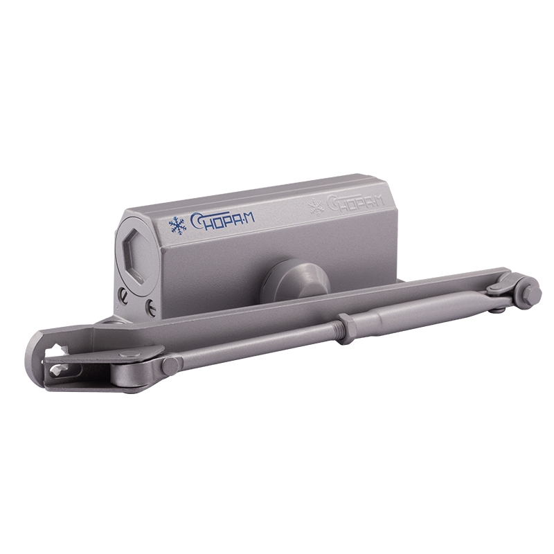 Доводчик дверной с фиксацией 3S-F бол. цвет Серый Нора-М