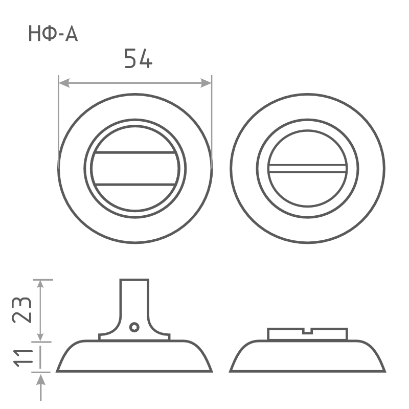 Схема Фиксатор НФ-А цвет Белый Нора-М