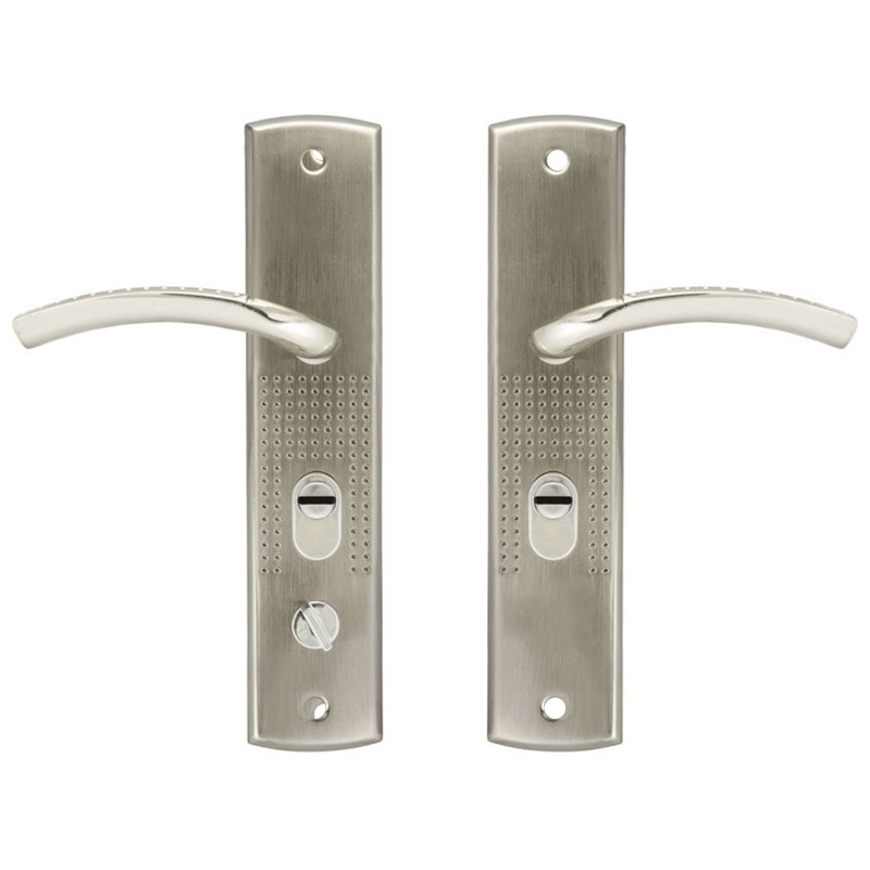 Ручка на планке для китайских дверей 200(96) (правая) цвет  Нора-М